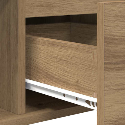 Salontafel Artisan Eiken 90 x 50 x 26.5 cm Bewerkt hout