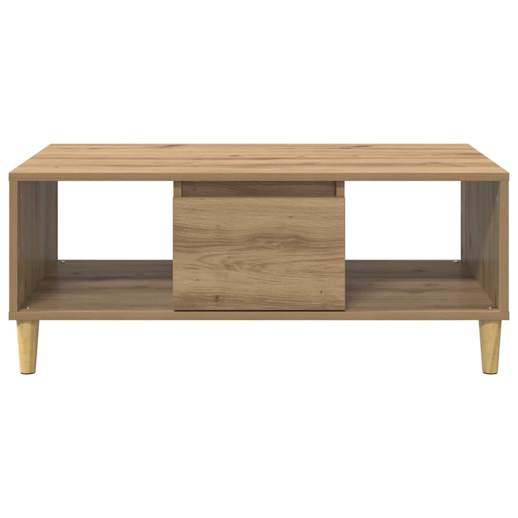 Salontafel Artisan Eiken 90 x 50 x 26.5 cm Bewerkt hout