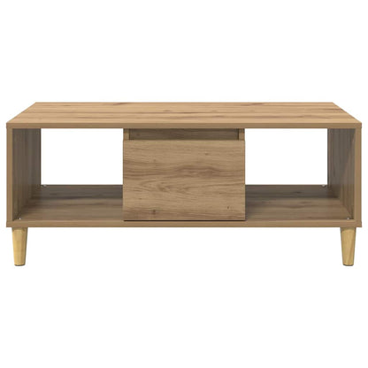 Salontafel Artisan Eiken 90 x 50 x 26.5 cm Bewerkt hout