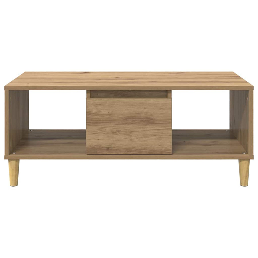Salontafel Artisan Eiken 90 x 50 x 26.5 cm Bewerkt hout