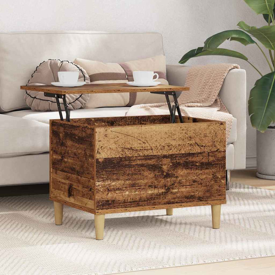 Nachtkastje Oud hout 60 x 44.5 x 45 cm Bewerkt hout