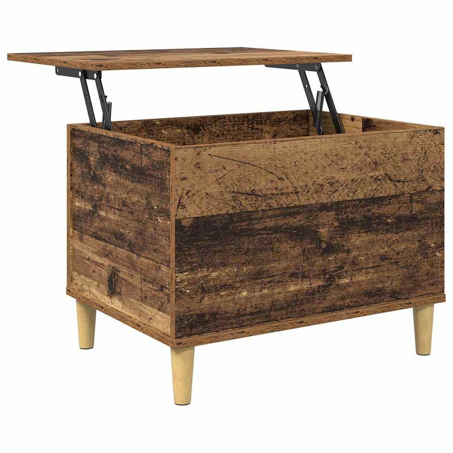 Nachtkastje Oud hout 60 x 44.5 x 45 cm Bewerkt hout