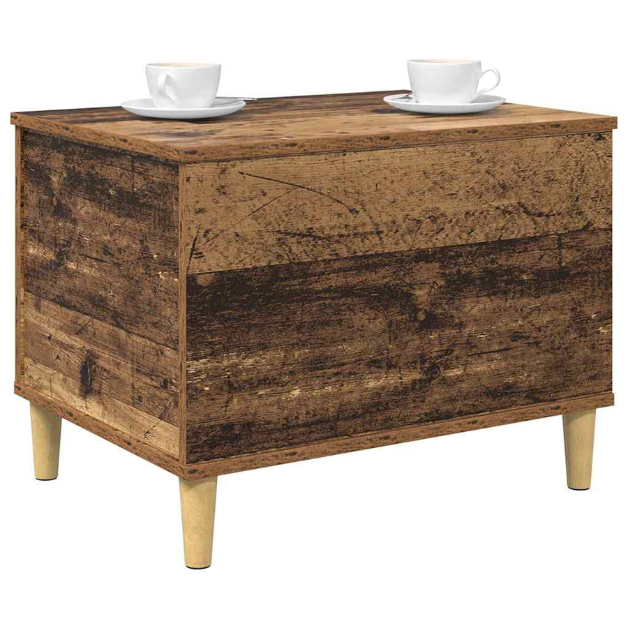 Nachtkastje Oud hout 60 x 44.5 x 45 cm Bewerkt hout