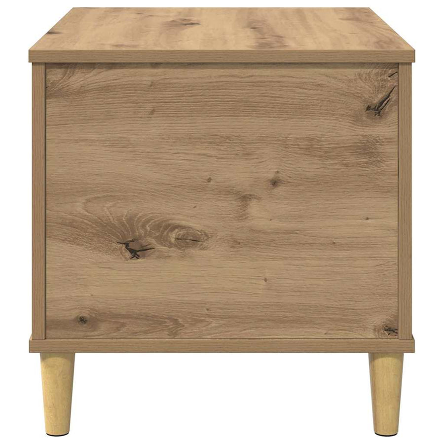 Nachtkastje artisanaal eikenkleurig 60 x 44.5 x 45 cm