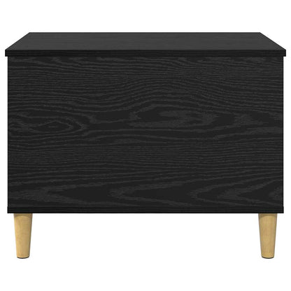 Nachtkastje Zwart eiken 60 x 44.5 x 45 cm Bewerkt hout