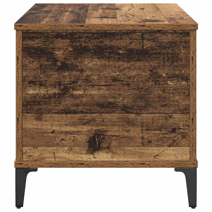 Salontafel Oud hout 60 x 44.5 x 45 cm Bewerkt hout