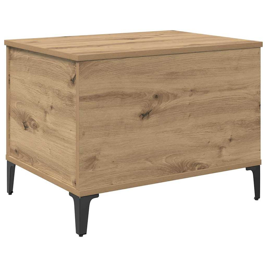 Salontafel artisanaal eikenkleurig 60 x 44.5 x 45 cm
