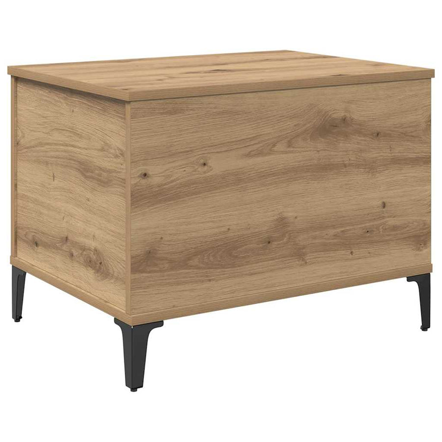 Salontafel artisanaal eikenkleurig 60 x 44.5 x 45 cm