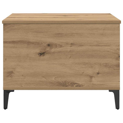 Salontafel artisanaal eikenkleurig 60 x 44.5 x 45 cm