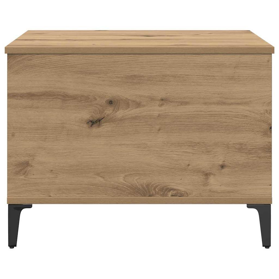 Salontafel artisanaal eikenkleurig 60 x 44.5 x 45 cm