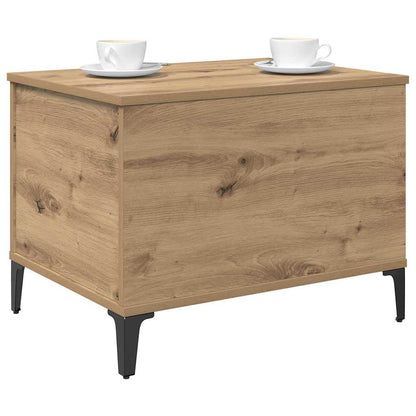Salontafel artisanaal eikenkleurig 60 x 44.5 x 45 cm