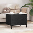 Salontafel zwart eiken 60x44,5x45 cm