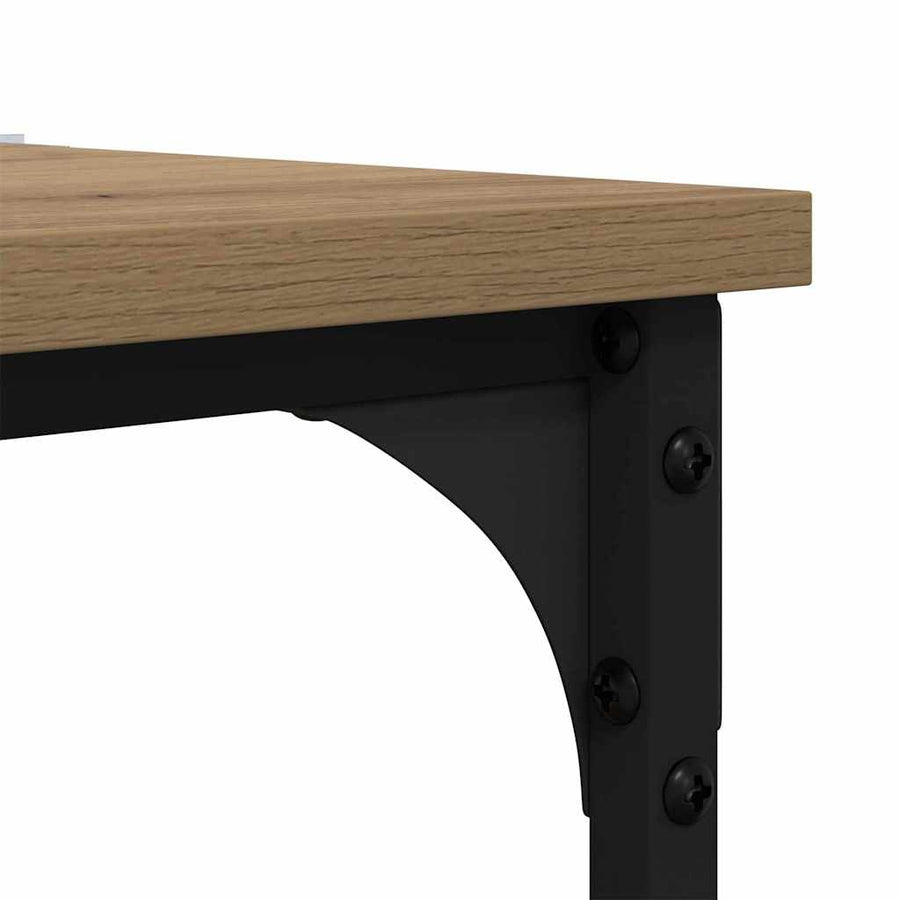 Bijzettafel Artisan Eiken 40 x 30 x 75 cm Bewerkt hout