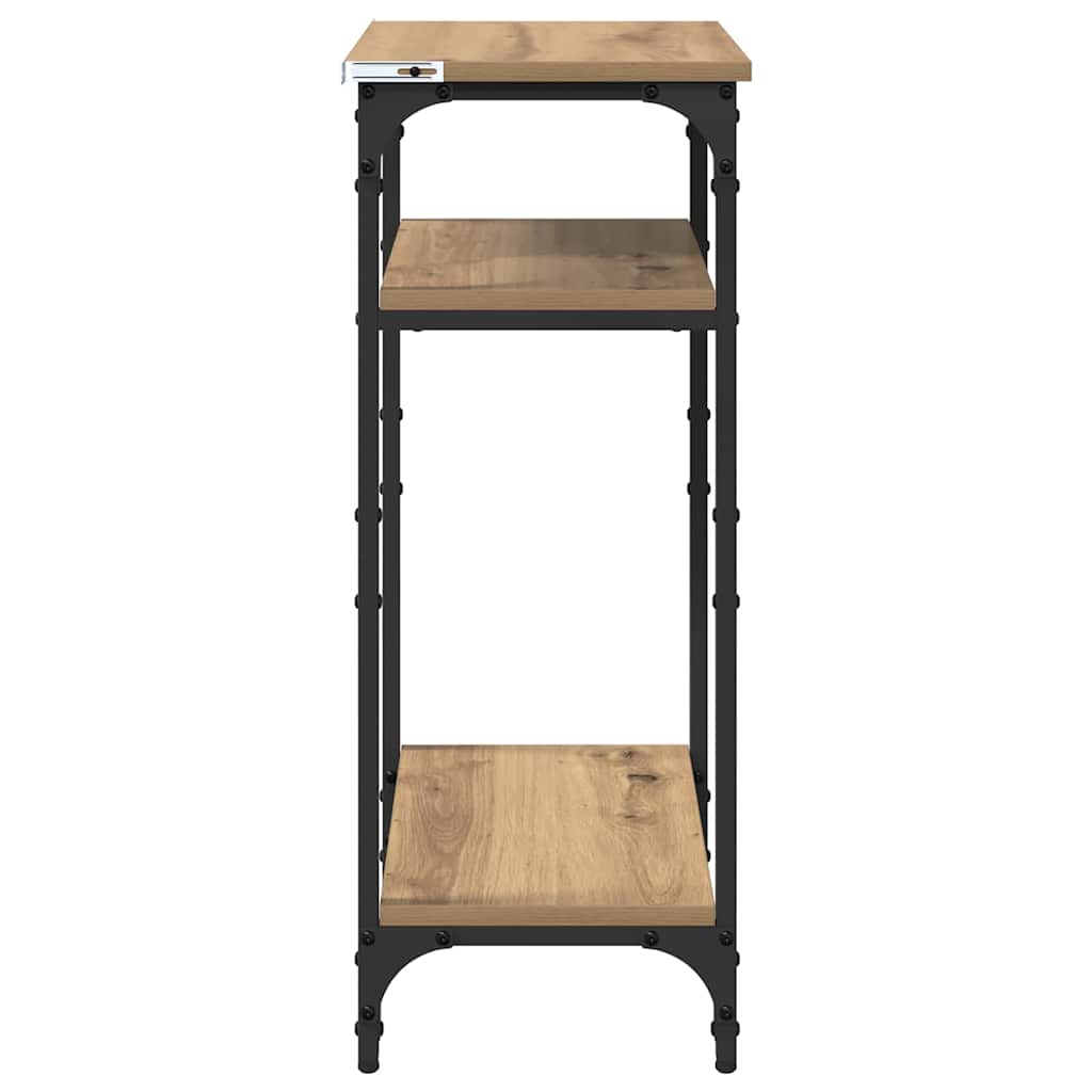Bijzettafel Artisan Eiken 40 x 30 x 75 cm Bewerkt hout