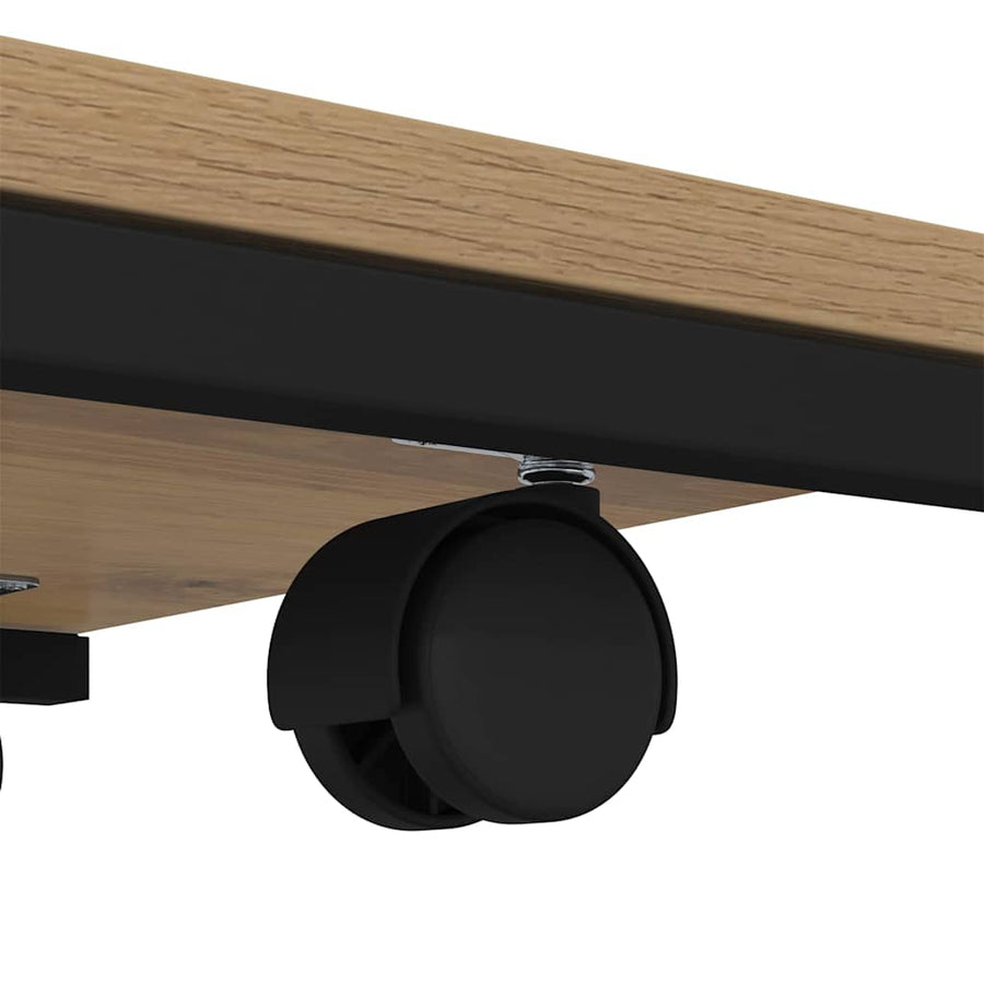 Bijzettafel Artisan Eiken 50 x 35 x 55.5 cm Bewerkt hout
