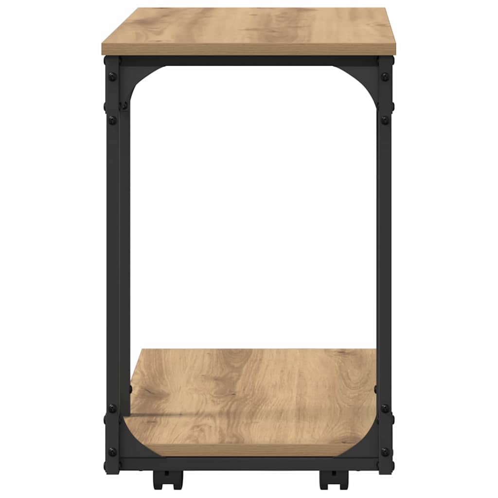 Bijzettafel Artisan Eiken 50 x 35 x 55.5 cm Bewerkt hout
