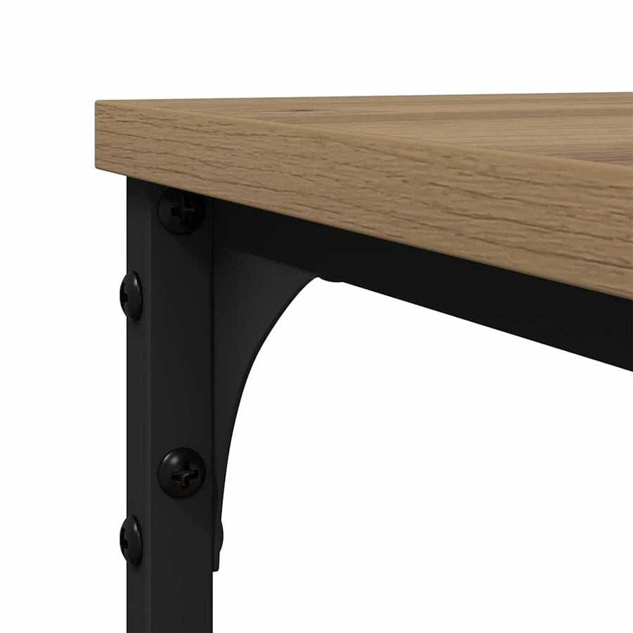 Bijzettafel Artisan Eiken 50 x 35 x 52 cm Bewerkt hout