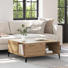 Coffee table Artisan Oak 80 x 80 x 36.5 cm Engineered wood