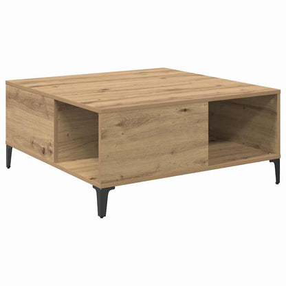 Salontafel Artisan Eiken 80 x 80 x 36,5 cm Bewerkt hout