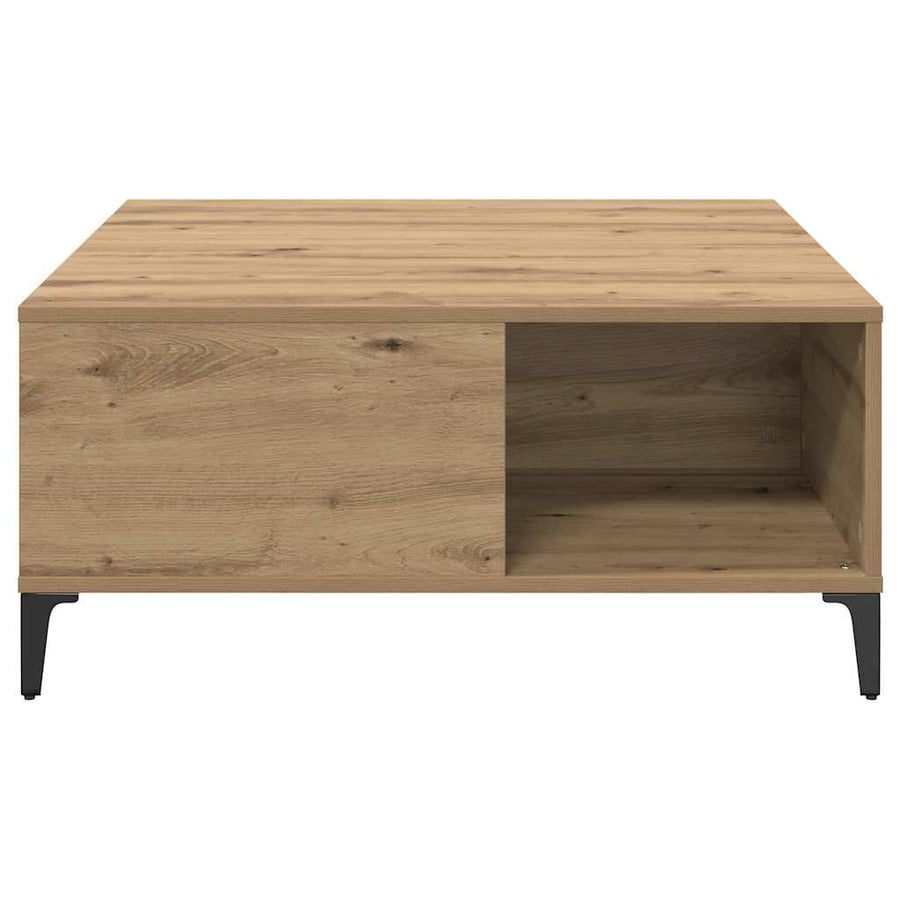 Salontafel Artisan Eiken 80 x 80 x 36,5 cm Bewerkt hout