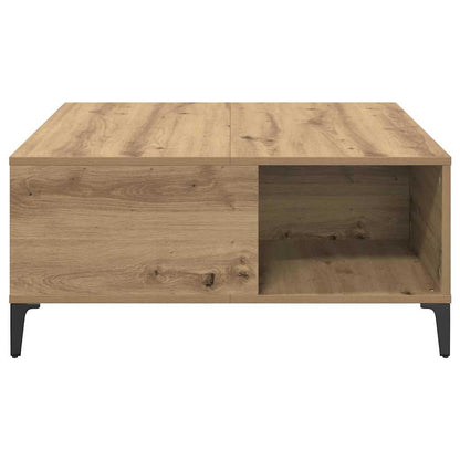 Salontafel Artisan Eiken 80 x 80 x 36,5 cm Bewerkt hout
