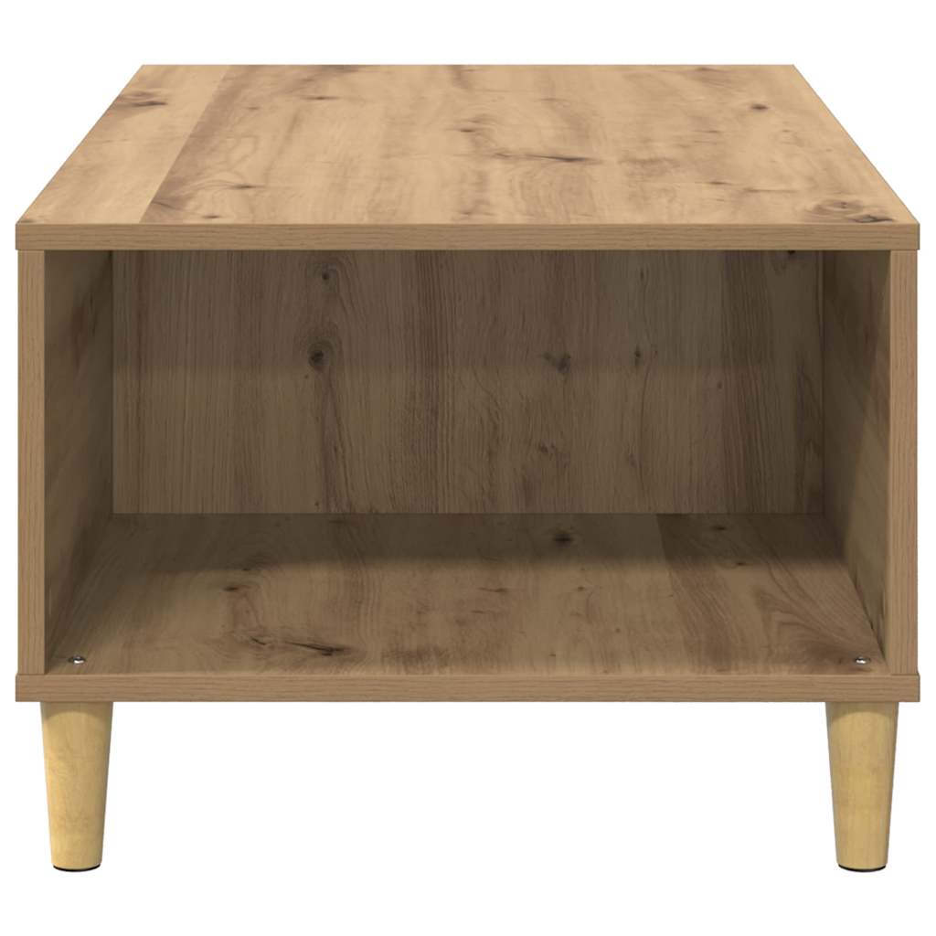 Salontafel met lade Artisan Eiken 90 x 50 x 35 cm Bewerkt hout