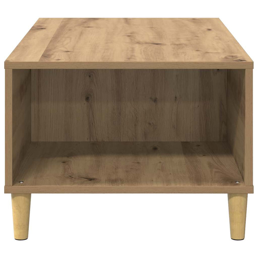 Salontafel met lade Artisan Eiken 90 x 50 x 35 cm Bewerkt hout