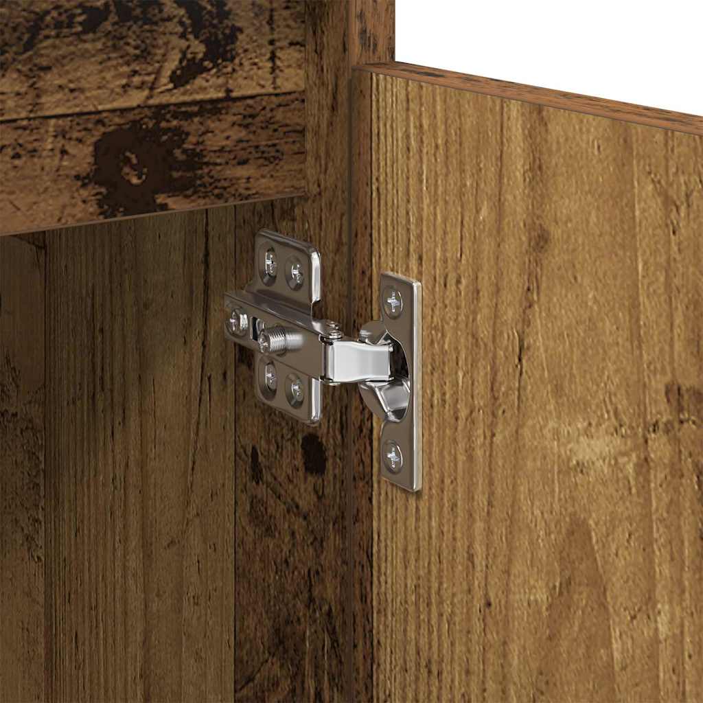 Dressoir met lade Oud Hout 60 x 35 x 70 cm Bewerkt hout