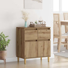 Sideboard with Drawer Artisan Oak 60 x 35 x 70 cm Engineered Wood