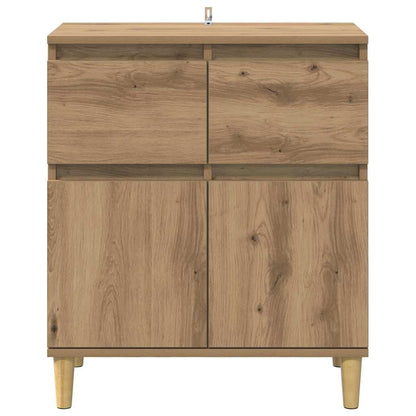 Dressoir met lade Artisan Eiken 60 x 35 x 70 cm Bewerkt hout