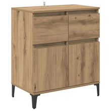 Dressoir Artisan Eiken 60 x 35 x 70 cm Gemonteerd hout en ijzer