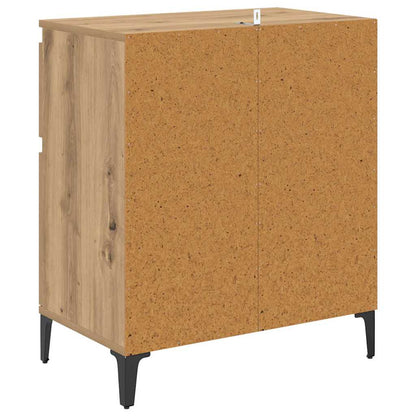Dressoir Artisan Eiken 60 x 35 x 70 cm Gemonteerd hout en ijzer