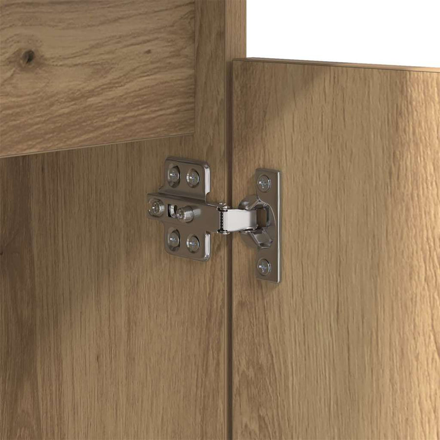 Nachtkastje met lade Artisan Eiken 40 x 35 x 70 cm Bewerkt hout