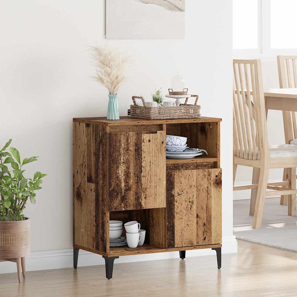 Dressoir Oudhout 60 x 35 x 70 cm Bewerkt hout