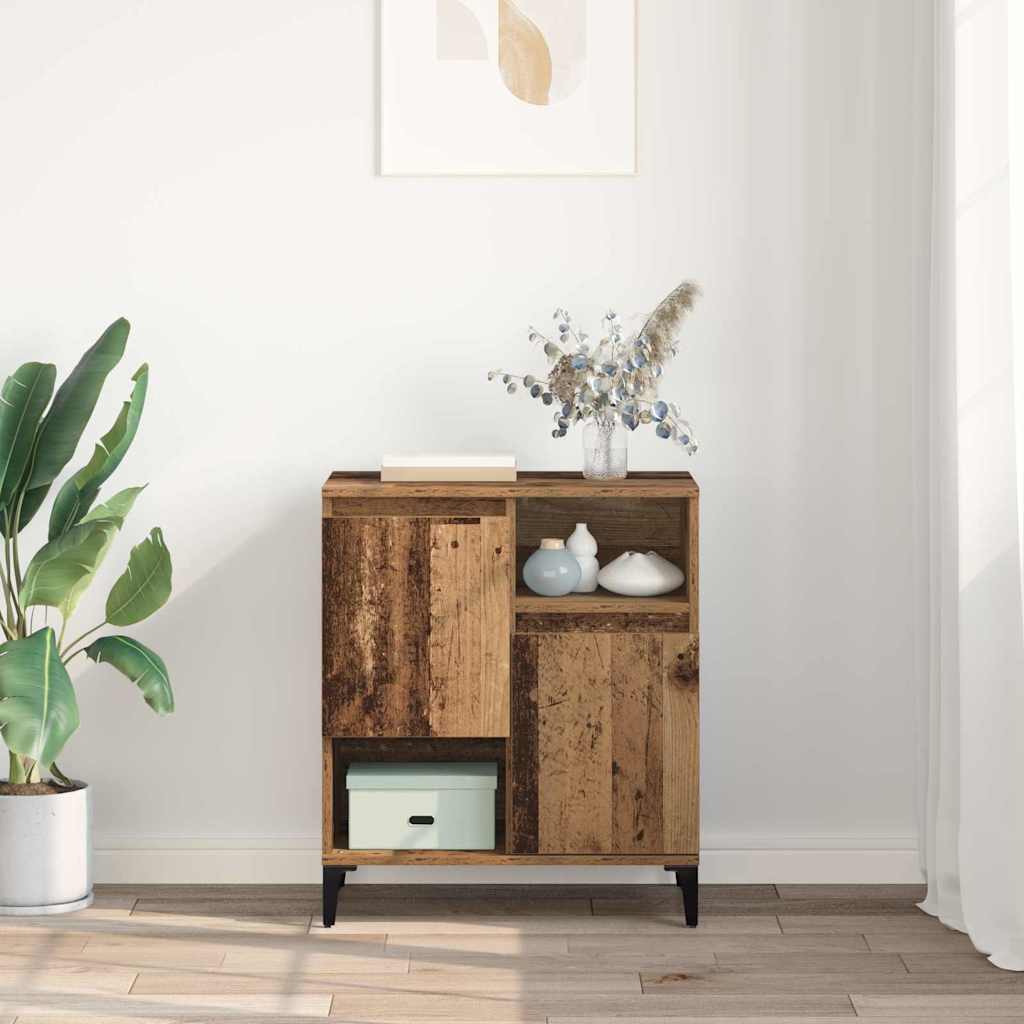 Dressoir Oudhout 60 x 35 x 70 cm Bewerkt hout