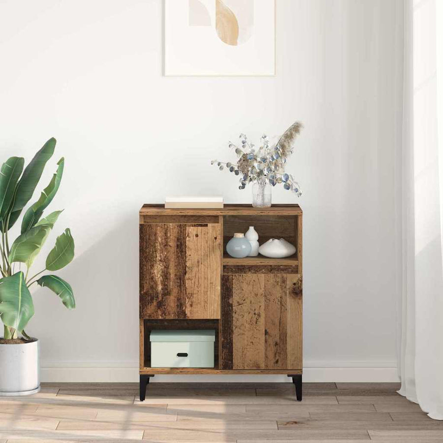 Dressoir Oudhout 60 x 35 x 70 cm Bewerkt hout