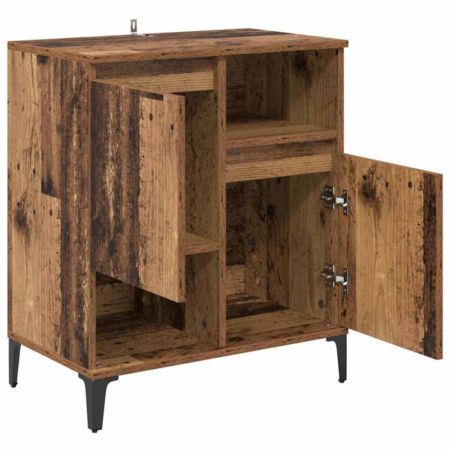 Dressoir Oudhout 60 x 35 x 70 cm Bewerkt hout