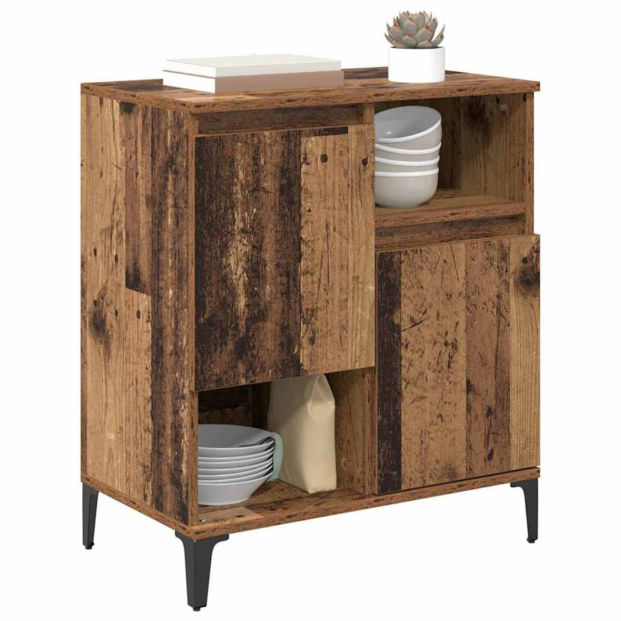 Dressoir Oudhout 60 x 35 x 70 cm Bewerkt hout