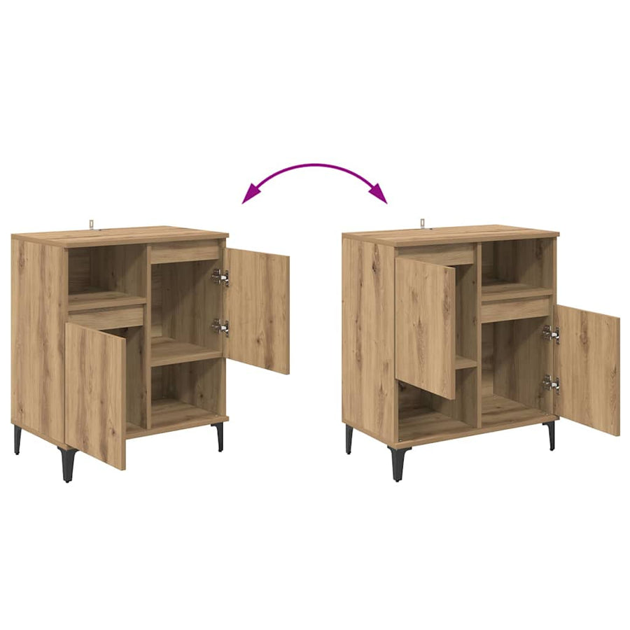 Dressoir Artisan Eiken 60 x 35 x 70 cm Bewerkt hout