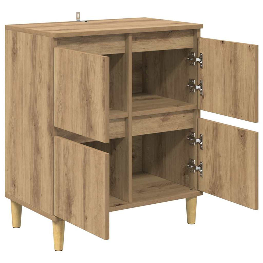 Dressoir Artisan Eiken 60 x 35 x 70 cm Bewerkt hout