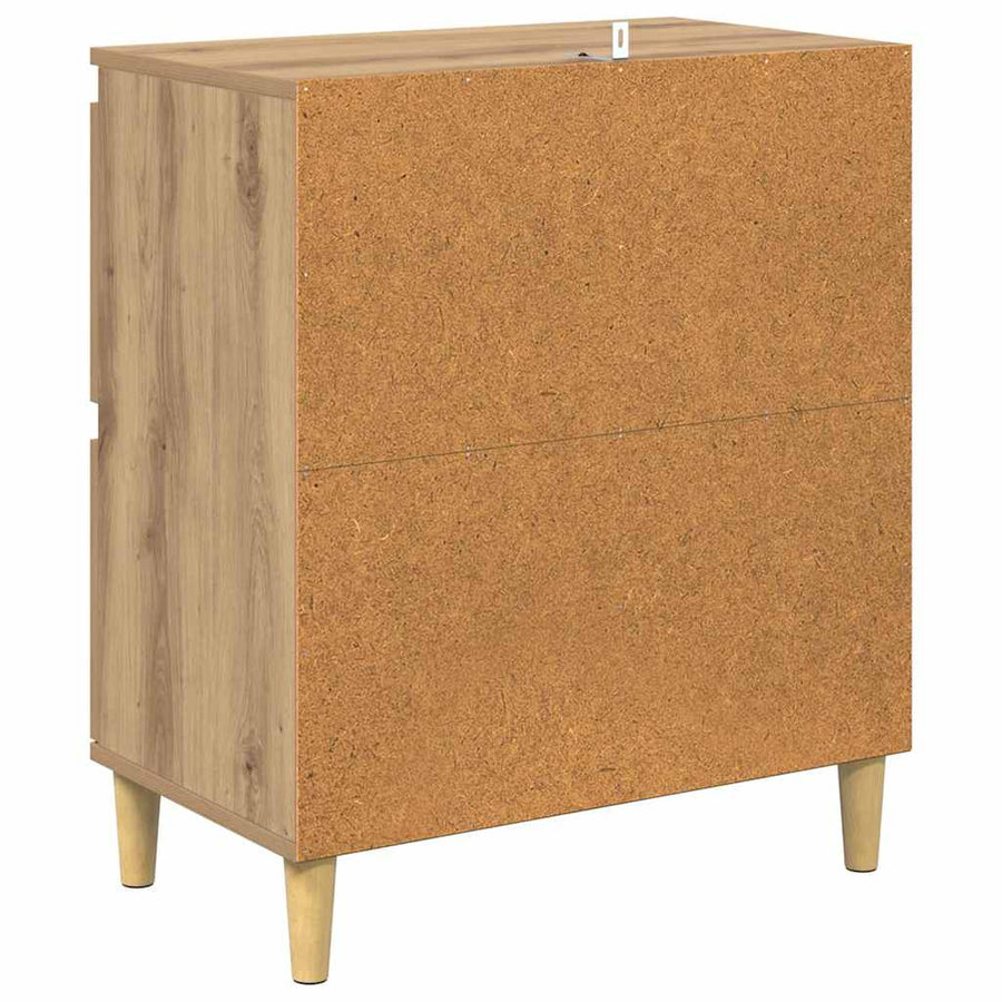 Dressoir Artisan Eiken 60 x 35 x 70 cm Bewerkt hout
