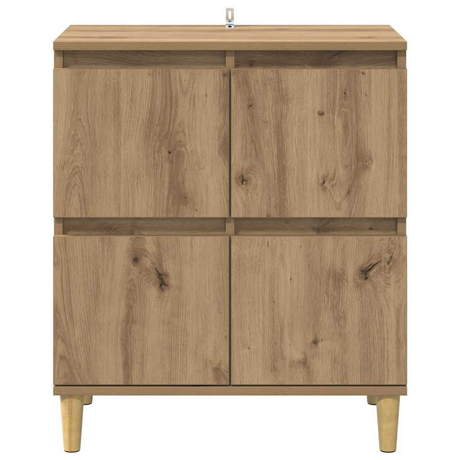 Dressoir Artisan Eiken 60 x 35 x 70 cm Bewerkt hout