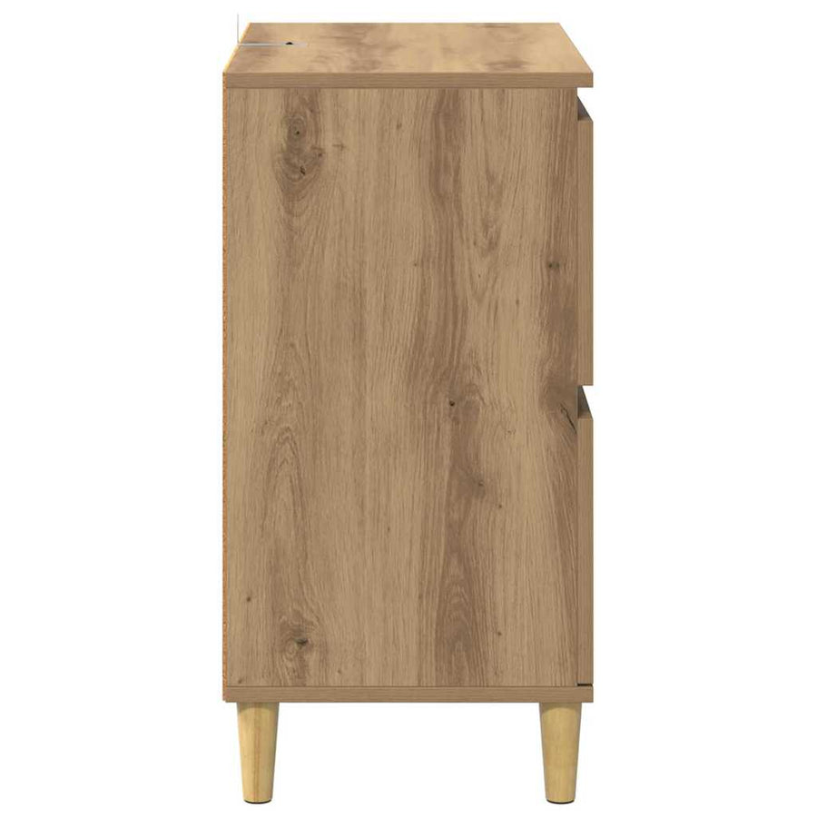 Dressoir Artisan Eiken 60 x 35 x 70 cm Bewerkt hout