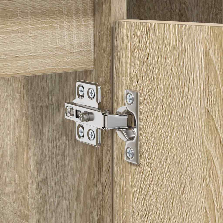 Wastafelkast met plank met opslag Sonoma Eiken 80 x 33 x 60 cm