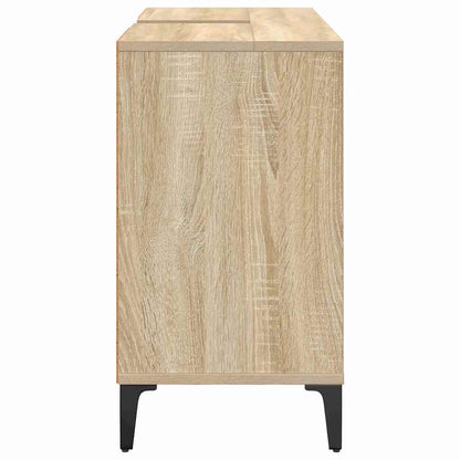 Wastafelkast met plank met opslag Sonoma Eiken 80 x 33 x 60 cm