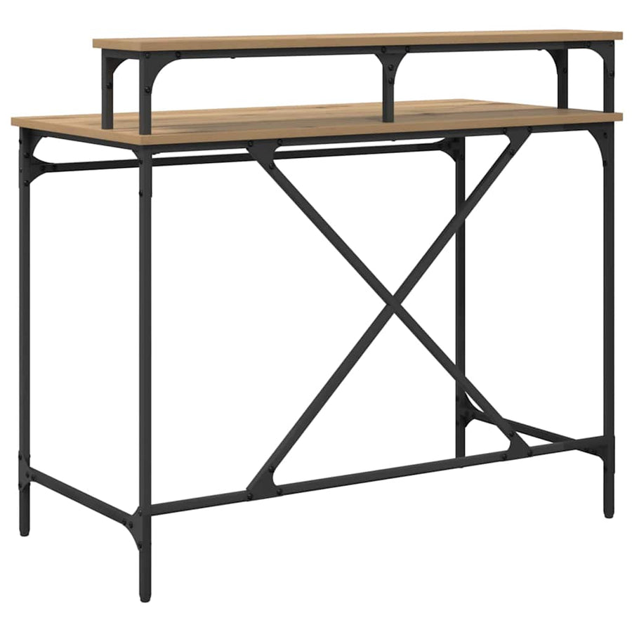 Bureau Artisan Eiken 100 x 50 x 90 cm Bewerkt hout