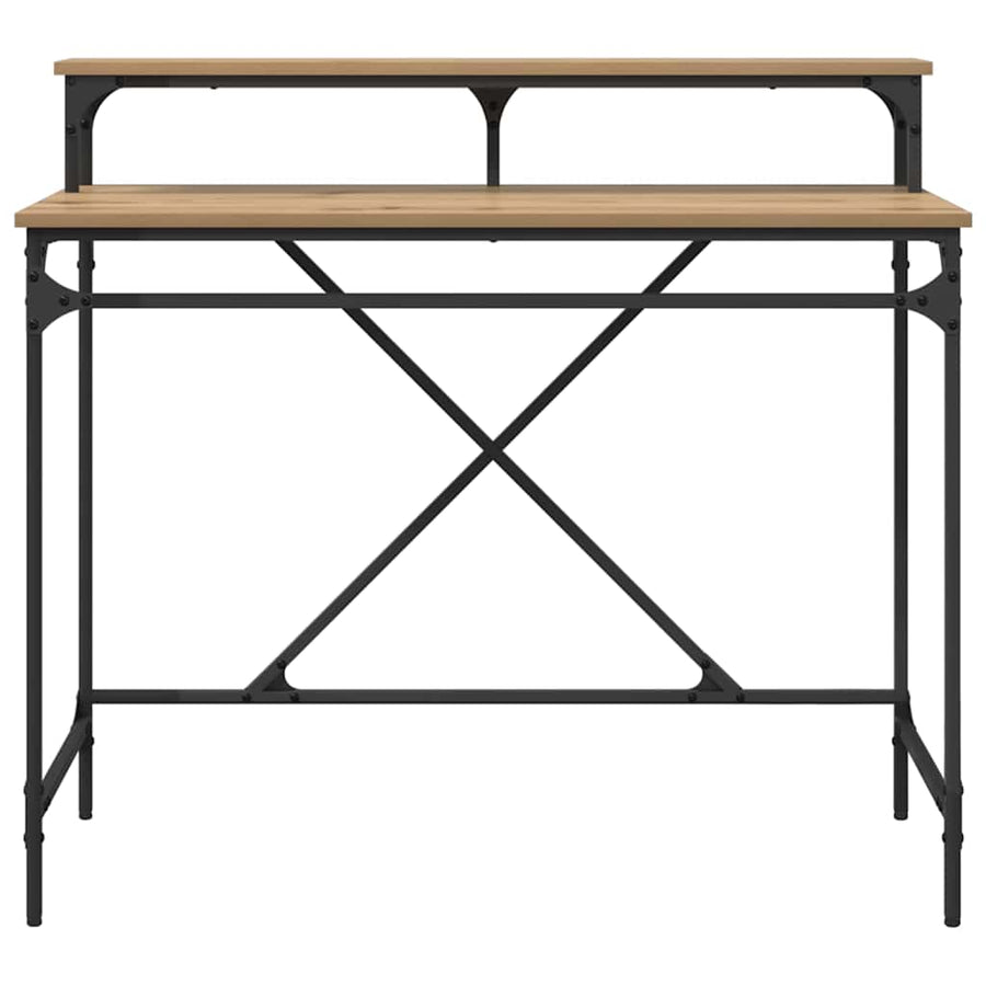Bureau Artisan Eiken 100 x 50 x 90 cm Bewerkt hout