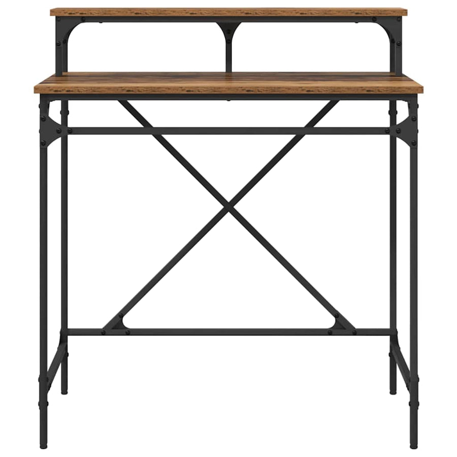Bureau Oud Hout 80 x 50 x 90 cm Bewerkt hout