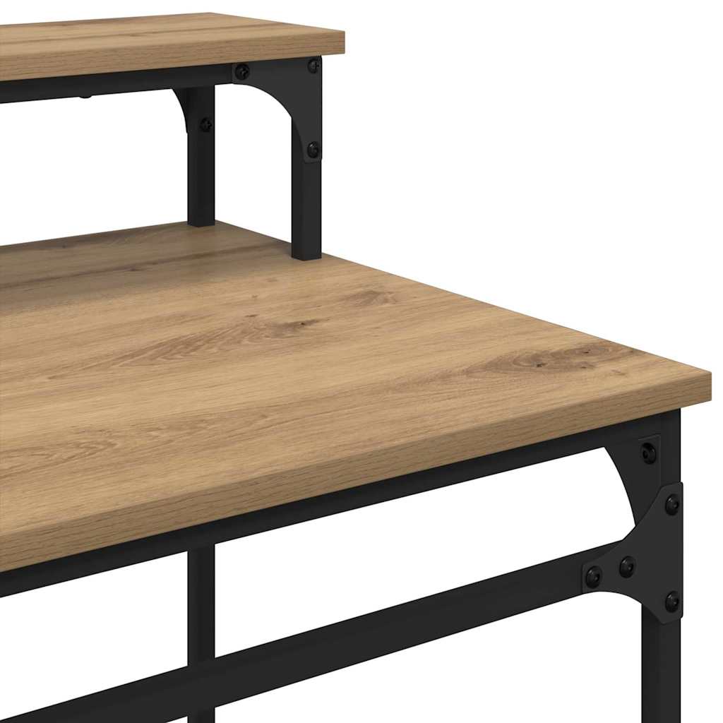 Bureau Artisan Eiken 80 x 50 x 90 cm Bewerkt hout