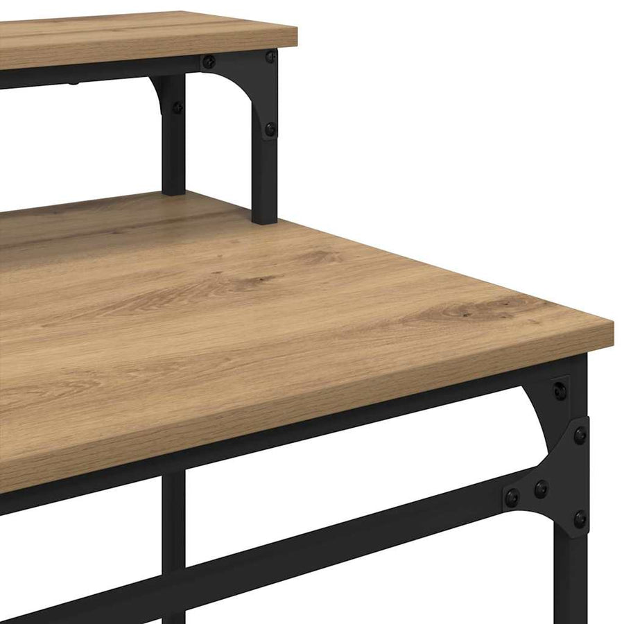 Bureau Artisan Eiken 80 x 50 x 90 cm Bewerkt hout